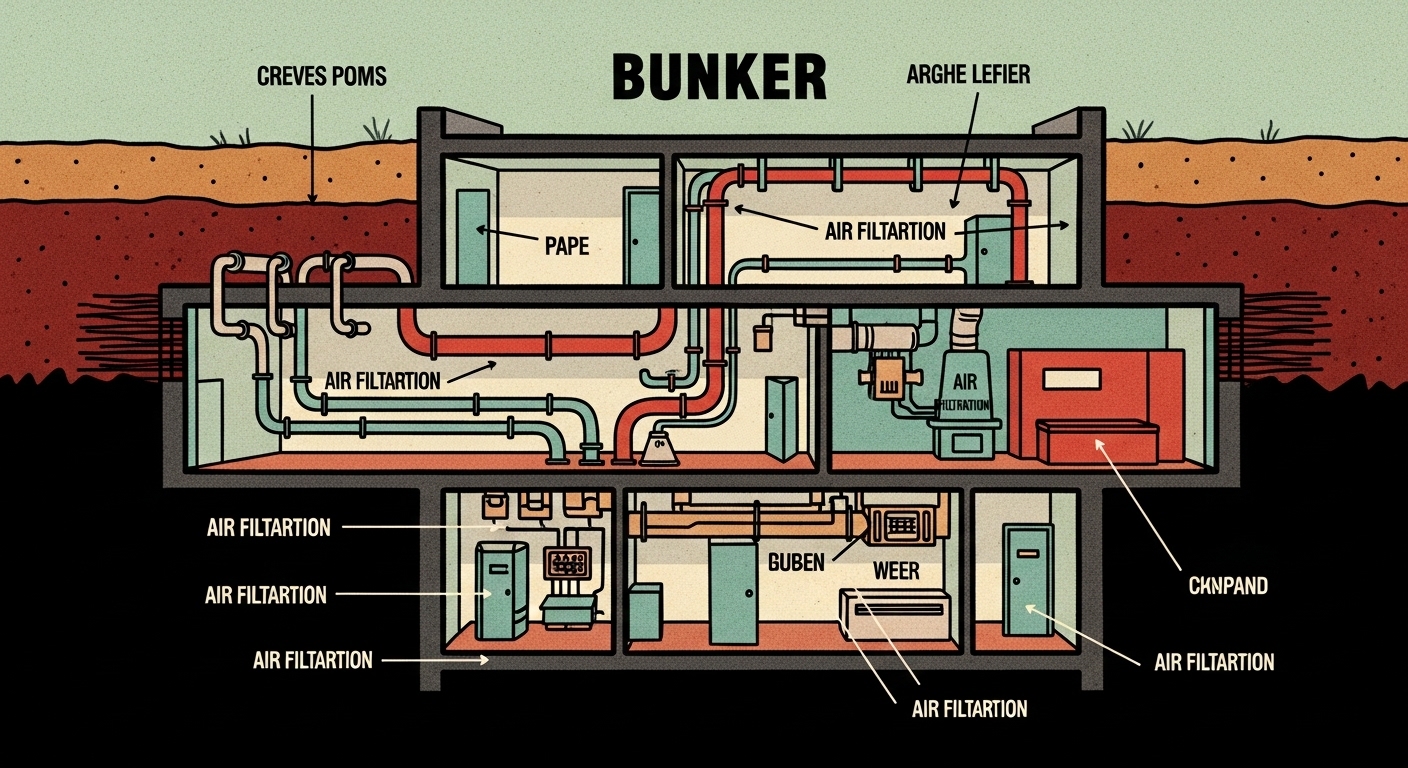 Hoe werkt een bunker of schuilkelder