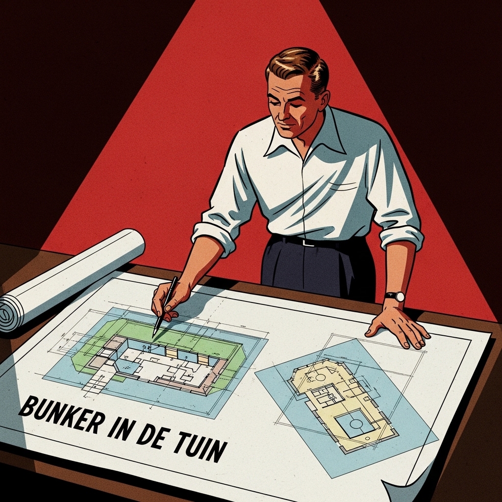 bunker in de tuin voorbereiden