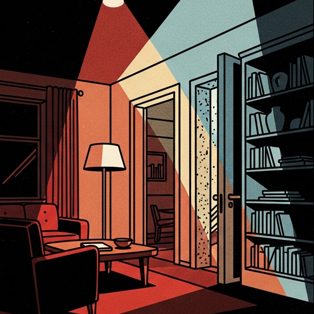 een safe room kan er discreet en luxe uitzien