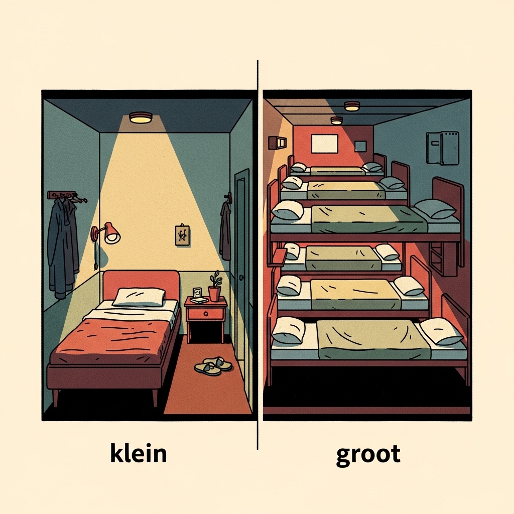formaat van uw saferoom of schuilkelder