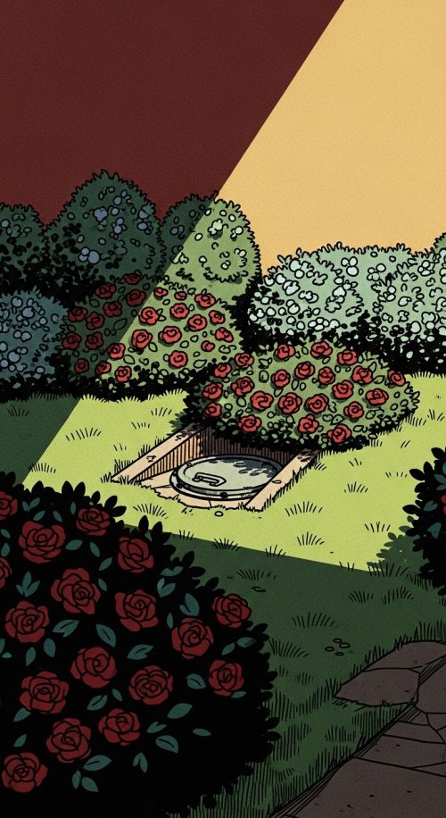 ondergrondseschuilkelder in de tuin